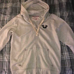 New w/o tags True Religion zip up hoodie M